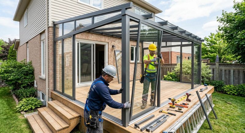 Deck Enclosure Installation in Knoxville, TN