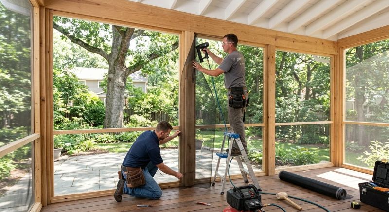 Enclosed Porch Construction in Seattle, WA