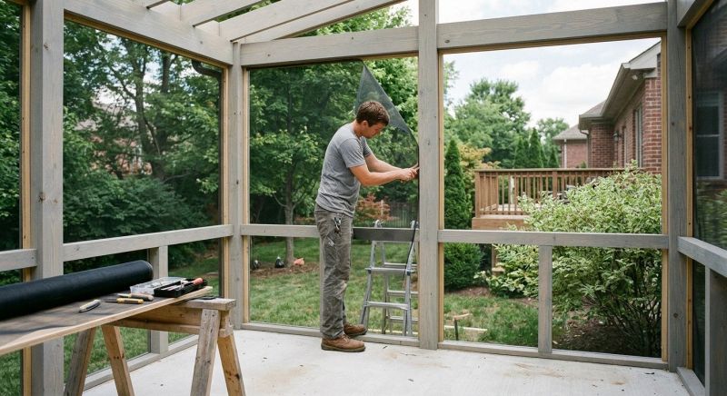 Enclosed Porch Construction in Nashville, TN